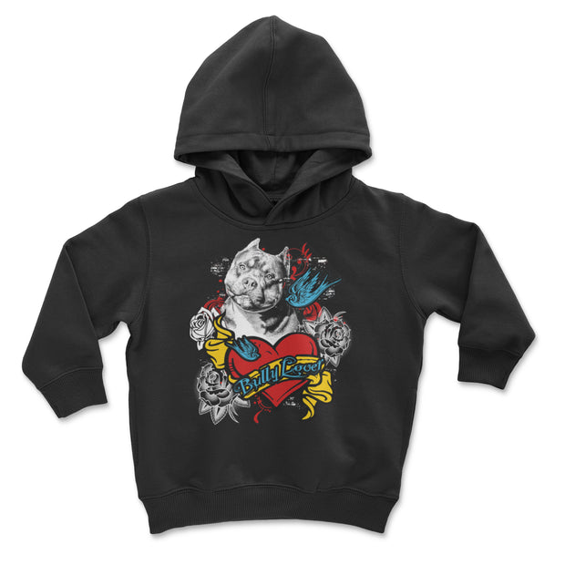 Bully Lover Tattoo Youth and Toddler Pullover Hoodie