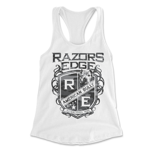 Razors Edge Grey Camo Women's Tank Top