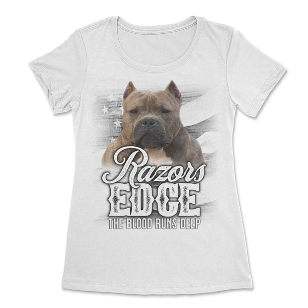 Razors Edge Blood Runs Deep Women's T Shirt