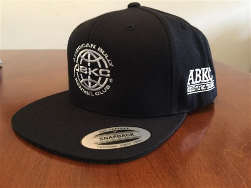 ABKC  Black Flatbill Snapback