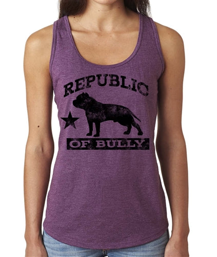 Republic of Bully Women's Flowy Racerback Tank Top