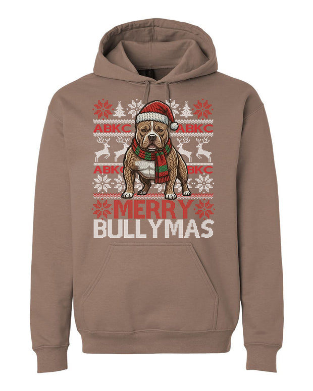 ABKC American Bully Christmas Hoodie Adult Fit