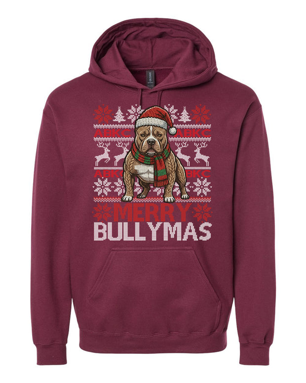ABKC American Bully Christmas Hoodie Adult Fit