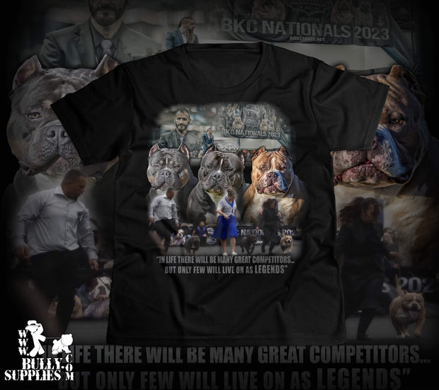 AMERICAN BULLY KENNEL CLUB NATIONALS LEGENDS T SHIRT