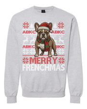 ABKC French Bulldog Christmas Sweater Adult Fit