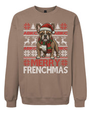 ABKC French Bulldog Christmas Sweater Adult Fit