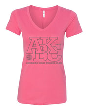 ABKC Varsity Women's V Neck Shirt