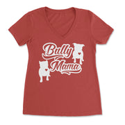 Bully Mama Women's Semi Fitted V Neck