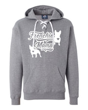 Frenchie Mama Unisex Fit Sport Lace Hoodie