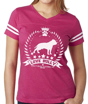 Love Bully Wreath Women's vneck football jersey
