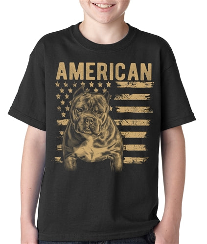 Patriotic Bully Kids T Shirt