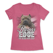 Razors Edge Blood Runs Deep Women's T Shirt