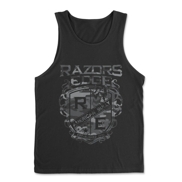 Razors Edge Grey Camo Men's Tank Top