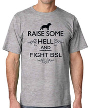 Raise Hell Against BSL Men's Crew Neck T Shirt