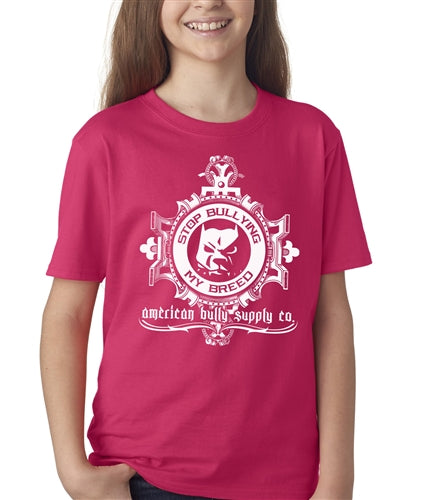 Stop Bullying Logo Kids Pit bull t shirt