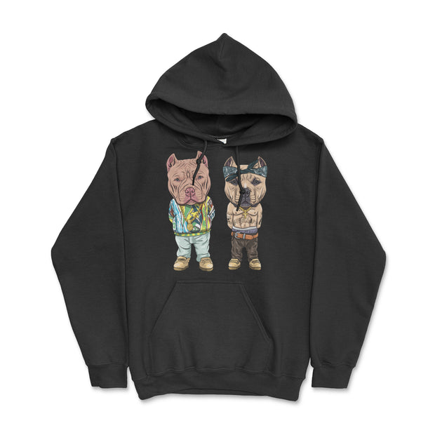 Tupac and Biggie American Bully Pullover Hoodie