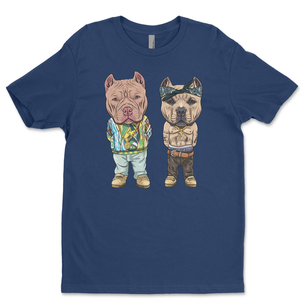 Tupac and Biggie Bully Adult T Shirt