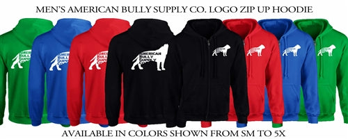 American Bully Supply Co. Logo Men's Zip Hoody