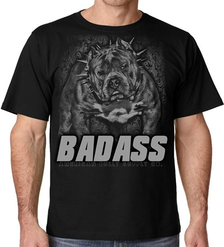 Bad Ass American Bully clothing Men's Crew Neck T Shirt