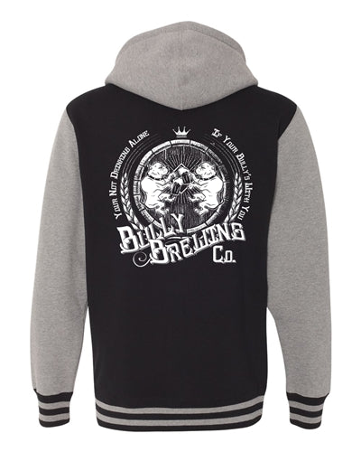 Bully Brewing Company Varsity Hooded Jacket Unisex