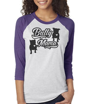 Bully Mama Womens Raglan Baseball Shirt