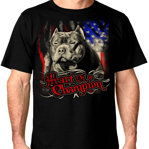 American Bully Supply Co. Heart of a champion Crew Neck Shirt