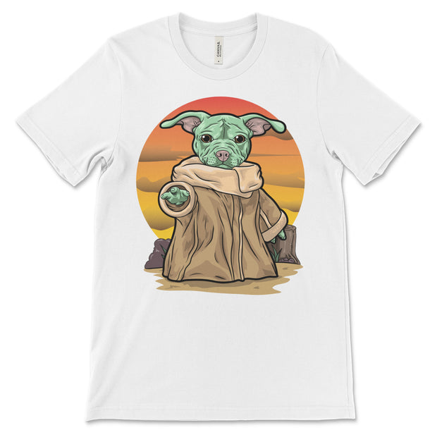Yoda Pit Bull Adult T Shirt