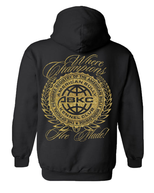 ABKC Where Champions Are Made Gold Edition Adult Unisex Fit Hoodie ...