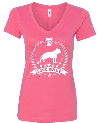Love Bully Wreath Fitted V Neck