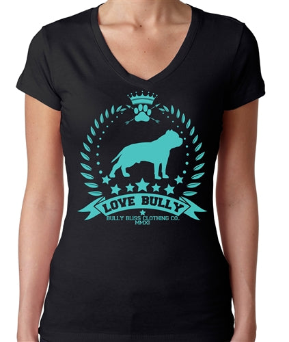 Love Bully Wreath Fitted V Neck