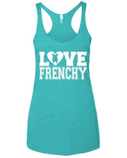 Love Frenchy Tri Blend Tank Top