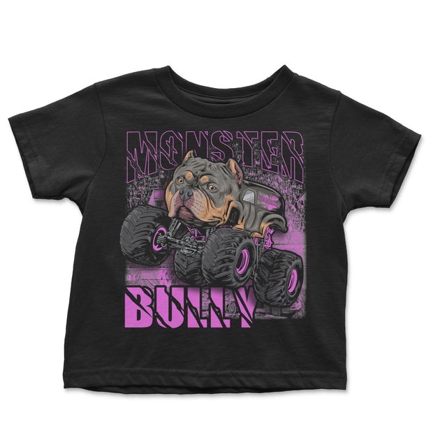 Pink Monster Truck Bully Youth, Toddler and Infant T Shirt