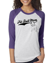 Pit Bull Mom Unisex Fit Baseball Shirt