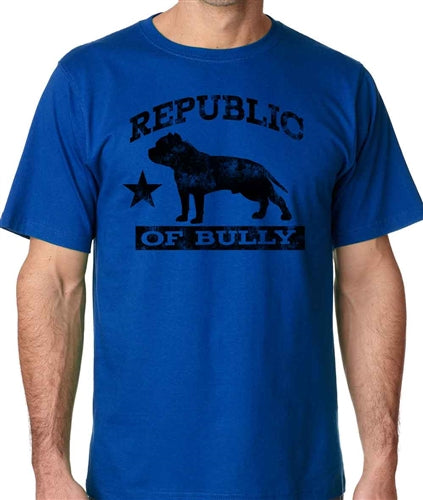 Republic of Bully Mens Pit Bull Bully Tshirt