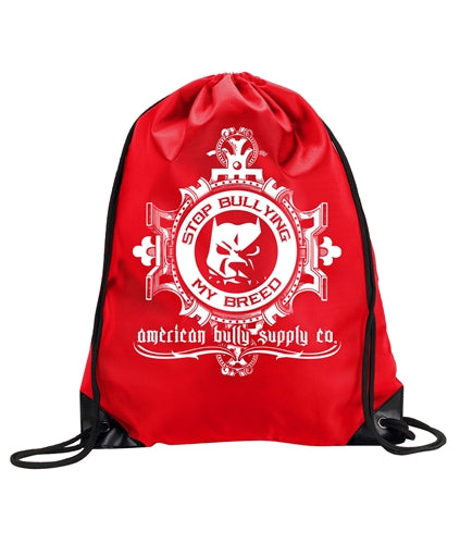 Stop Bullying My Breed Logo Cinch Backpack