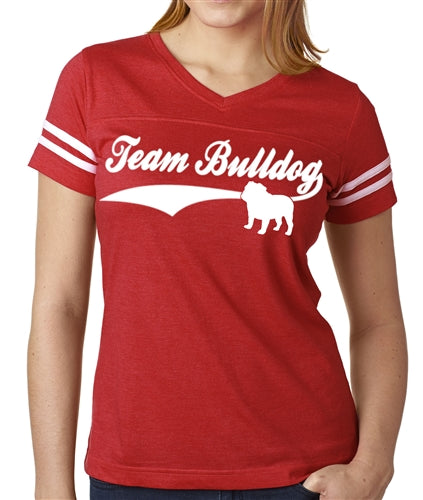 Team Bulldog Women's Football Jersey Bulldog Shirt