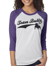 Team Bully Women's Bully Baseball Tee  Sizes XS-3X Unisex Sizing